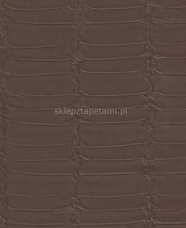 Bezpieczne zakupy TAPETA MARBURG 63002 Gnieciona faktura imituje plisowany brązowy materiał
