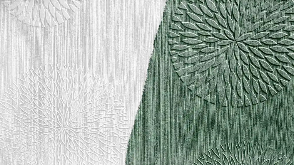 Tapeta 32130-1 MeisterVlies 2020 AS Creation graficzny wzór w białe kwiaty z lnianą teksturą – do pomalowania Taniej