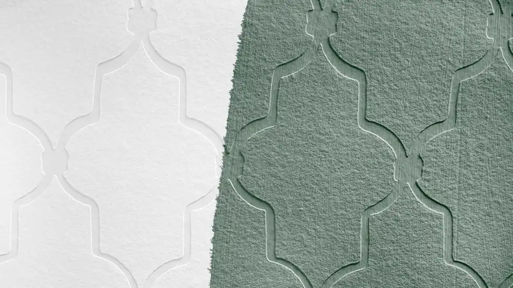 Dodaj do koszyka Tapeta 38457-1 Meistervlies Create AS Creation tapeta do malowania z wzorem kafelkowym, marokańskiej koniczyny