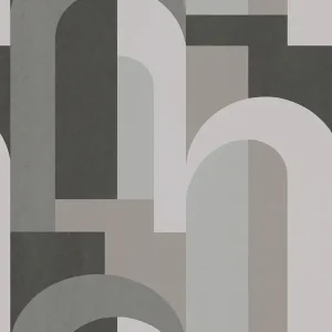 Tapeta 39170-4 Architects Paper Arcade tapeta na flizelinie z wzorem łukowym – szara, czarna Nowy