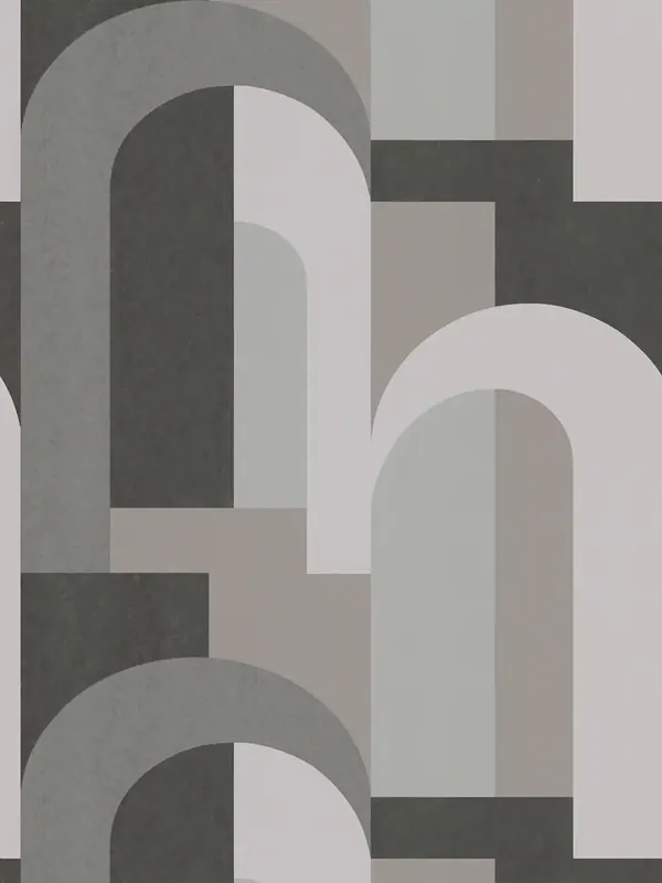 Tapeta 39170-4 Architects Paper Arcade tapeta na flizelinie z wzorem łukowym – szara, czarna Nowy