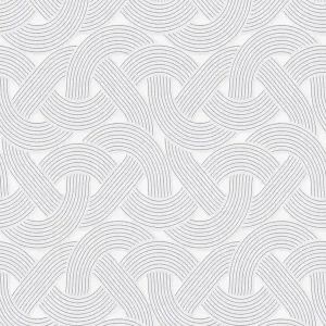 Ostatnia szansa Tapeta 39175-4 Architects Paper Arcade tapeta na flizelinie w graficzny wzór liniowy – szara, srebrna, biała