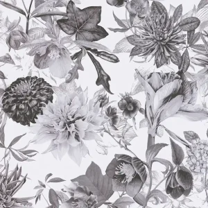 Bezpieczne zakupy Tapeta 38175-3 Dream Flowery AS Creation Czarno-biała tapeta z motywem kwiatów