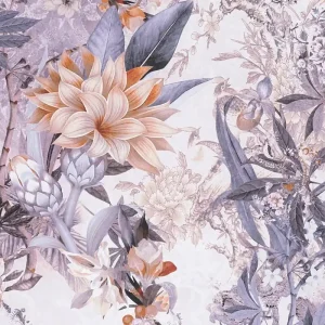 Bezpieczne zakupy Tapeta 38177-2 Dream Flowery AS Creation Tapeta wzór kwiatowy w stylu vintage – niebieski, szary