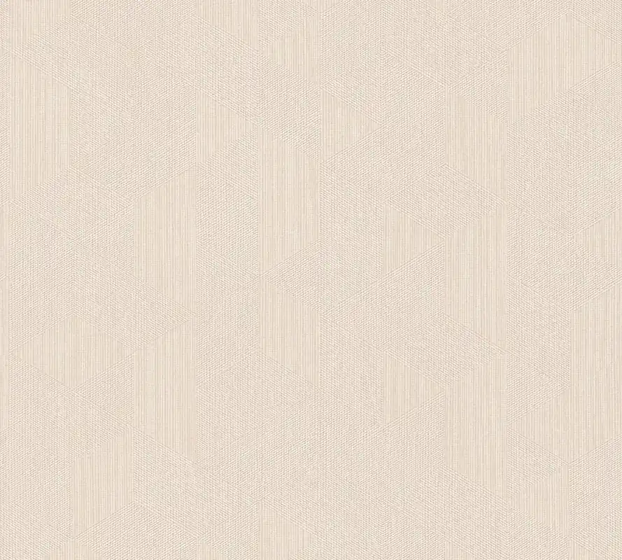 Premium Tapeta 37561-2 VILLA AS Creation Jasnobeżowa tapeta flizelinowa z graficznym wzorem i efektem połysku - beż