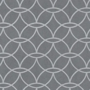 Tapeta 37564-5 VILLA AS Creation Szara tapeta ze srebrnym metalicznym wzorem i efektem połysku - szara, metaliczna Zamów dziś