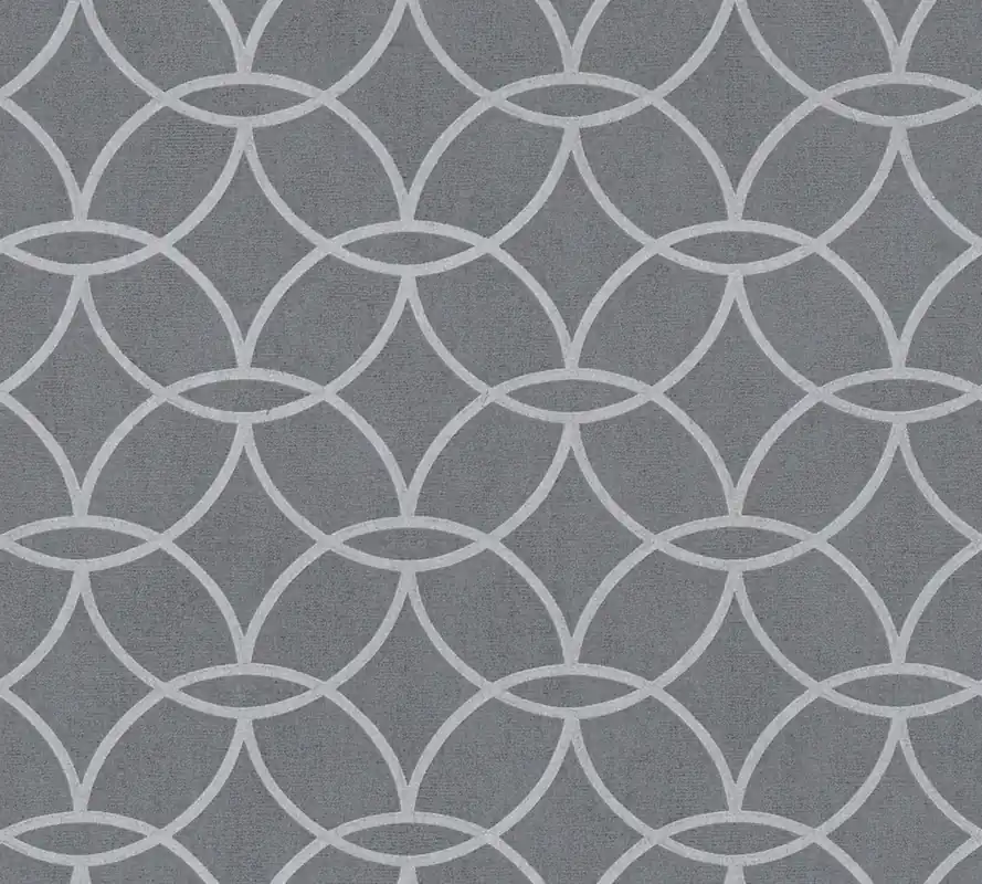 Tapeta 37564-5 VILLA AS Creation Szara tapeta ze srebrnym metalicznym wzorem i efektem połysku - szara, metaliczna Zamów dziś