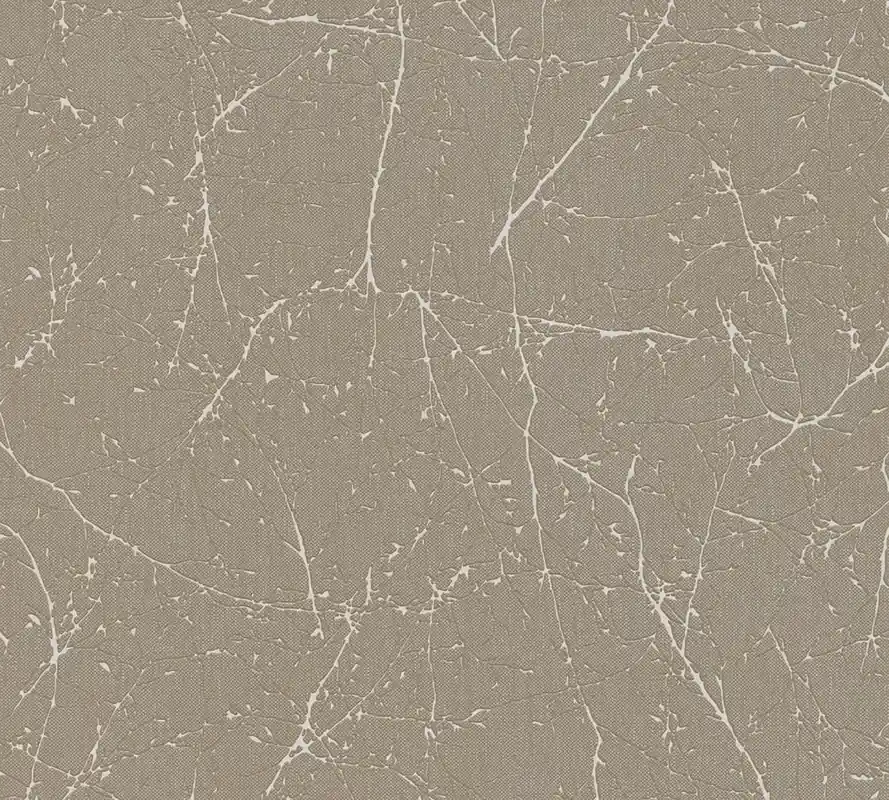 Tapeta 38504-2 Terra AS Creation Kwiatowa tapeta flizelinowa z motywem gałęzi - brąz, biel Dostępne od ręki