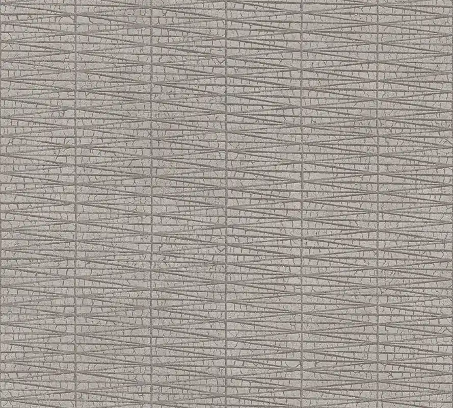 Kup online Tapeta 38597-6 #Hygge AS Creation Szara tapeta z liniowym wzorem i teksturą