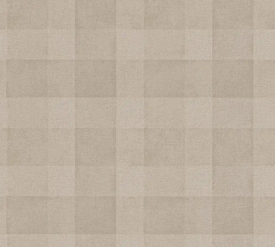 Wyprzedaż Tapeta 38664-1 Natural Living AS Creation tapeta na flizelinie z wzorem w kratkę i wyglądem lnu, bez pvc – brązowa