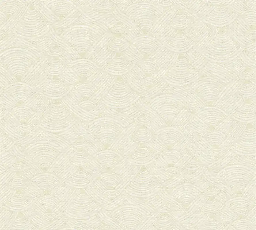 Tapeta 38742-4 Nara AS Creation tapeta na flizelinie z wzorem porostów w stylu etnicznym – kremowa, biała Bezpieczna płatność