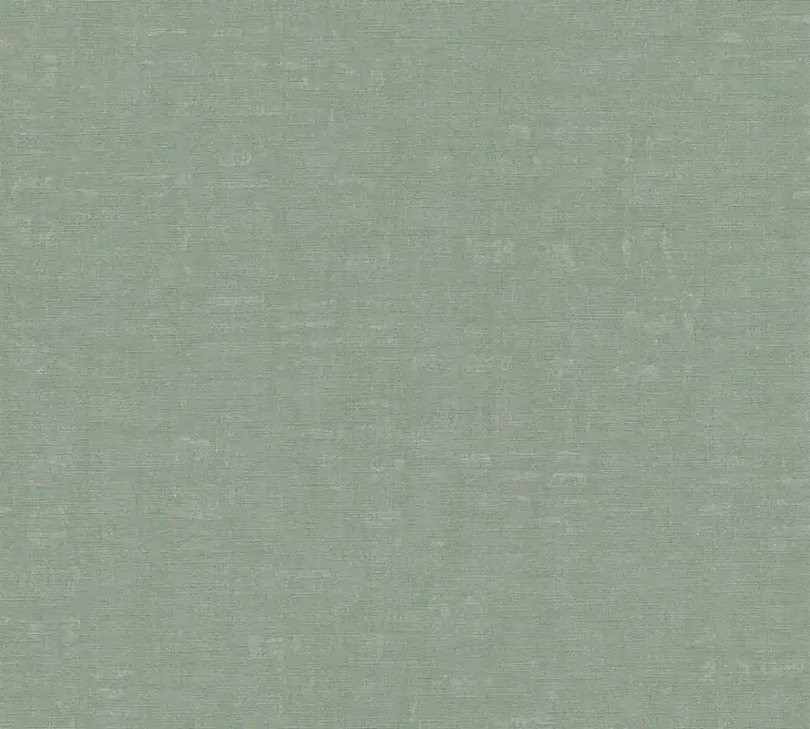 Tapeta 38745-6 Nara AS Creation zielona tapeta gładka i marmurkowa z wytłoczeniami strukturalnymi Premium