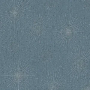 Zniżka Tapeta 38818-2 THE BoS AS Creation tapeta retro design starburst – niebieski, metaliczny