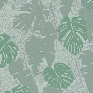 Wyprzedaż Tapeta 38905-5 House of Turnowsky AS Creation tapeta jungle z błyszczącym wzorem – zielona, metaliczna