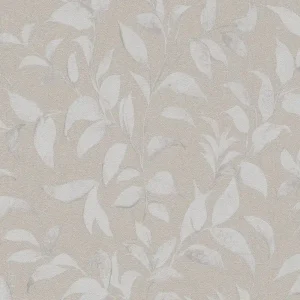 Zamów teraz Tapeta 38962-6 Premium Wall 2 AS Creation tapeta z motywem liści kwiatowych, mieniąca się fakturą – szara, srebrna