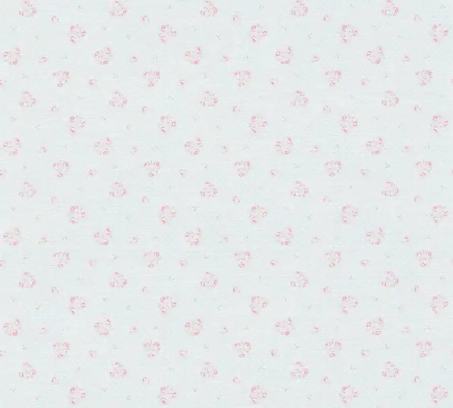 Tapeta 39067-1 Maison Charme AS Creation Tapeta w kwiaty w stylu shabby chic - niebieski, różowy, biały Oferta czasowa