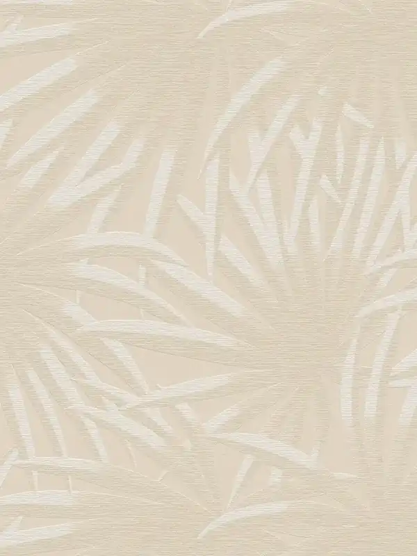 Tapeta 39338-2 A.S. Creation Casual Living tapeta na flizelinie kwiatowa z liśćmi palmowymi – beż, biel Łatwy zwrot