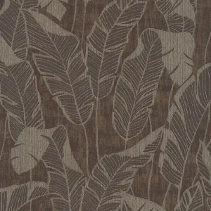 Wyjątkowa oferta Tapeta 39502-3 A.S. Creation Jade 2 tapeta z motywem kwiatowym i motywem dżungli – brąz, szarość, czerń