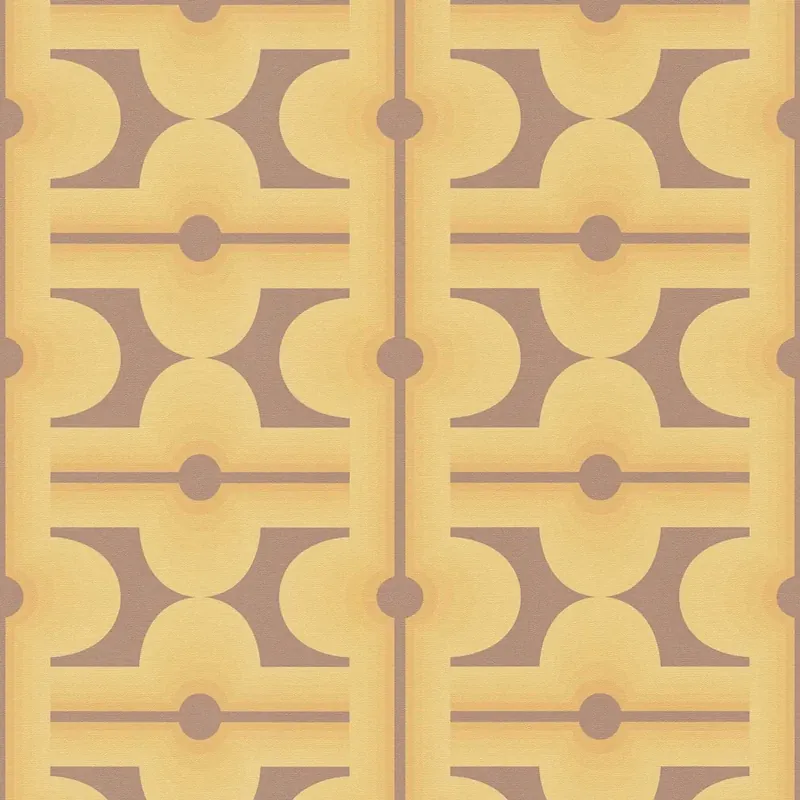 Tapeta 39533-4 A.S. Creation Retro Chic abstrakcyjne wzory na tapetach włókninowych z lat 70. w ciepłych kolorach – brąz, żółć, pomarańcz Wyjątkowa oferta