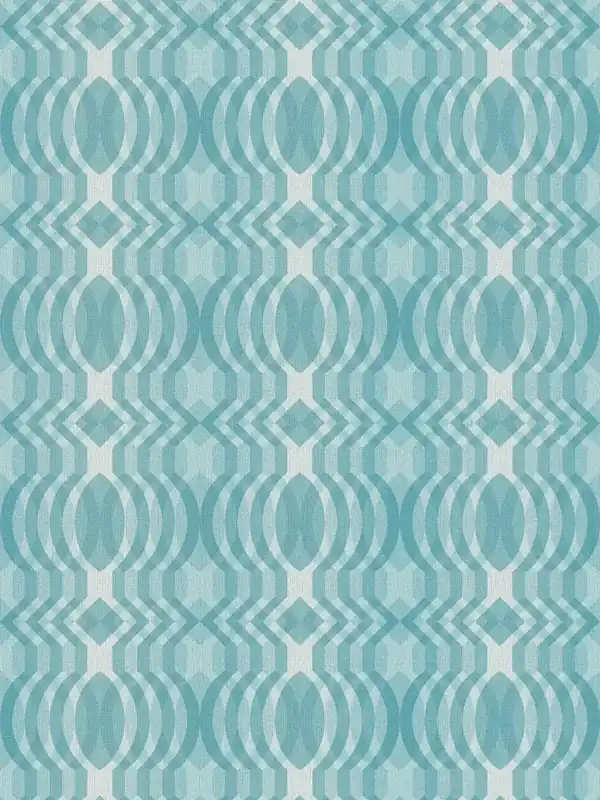 Tapeta 39534-2 A.S. Creation Retro Chic tapeta retro z geometrycznym wzorem – niebieski, kremowy, biały Promocja