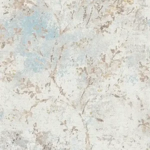 Tylko do końca tygodnia Tapeta 39650-2 A.S. Creation Stories of Life tapeta na flizelinie z motywem akwareli kwiatowej – niebieski, beżowy, złoty