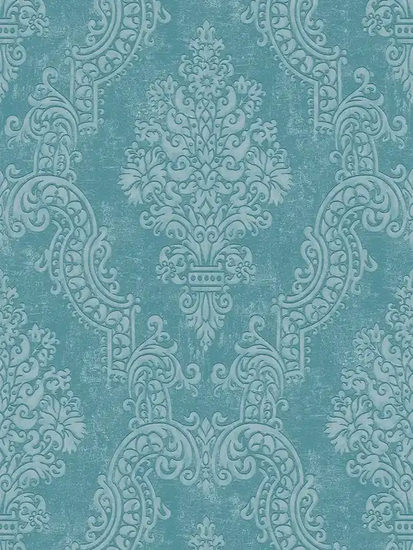 Hit cenowy Tapeta 39765-4 A.S. Creation Pure Elegance tapeta na flizelinie z ornamentami i błyszczącym efektem metalicznym – niebieski, turkusowy