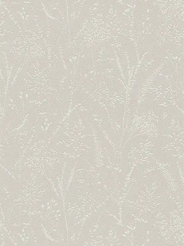Tapeta 39766-1 A.S. Creation Pure Elegance błyszcząca tapeta na flizelinie z delikatnymi wąsami i liśćmi – brąz, beż, biel Szybka wysyłka
