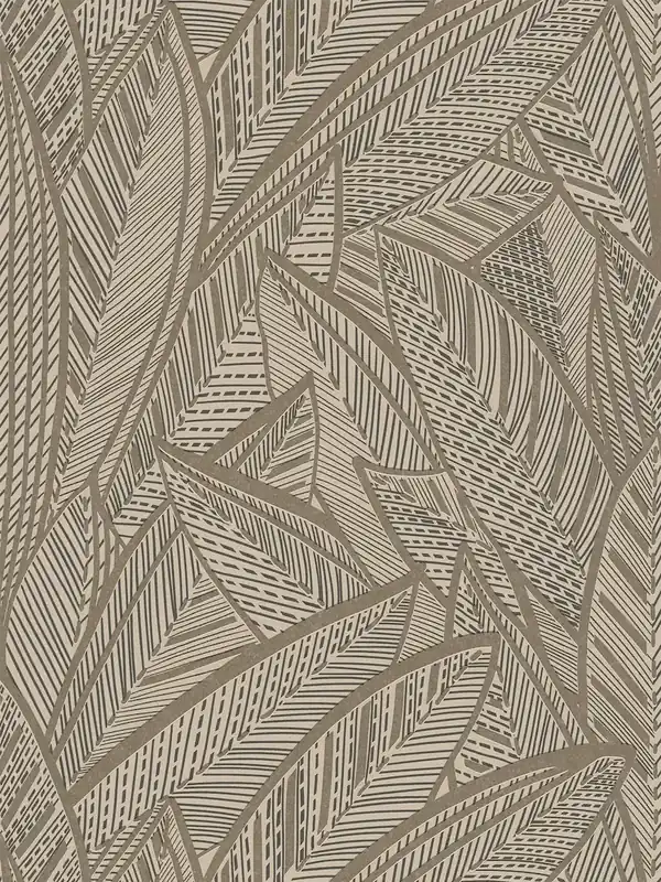 Tapeta 39933-2 A.S. Creation French Affair tapeta jungle na flizelinie z liśćmi palmowymi i lekkim połyskiem – metaliczna, czarna Zniżka