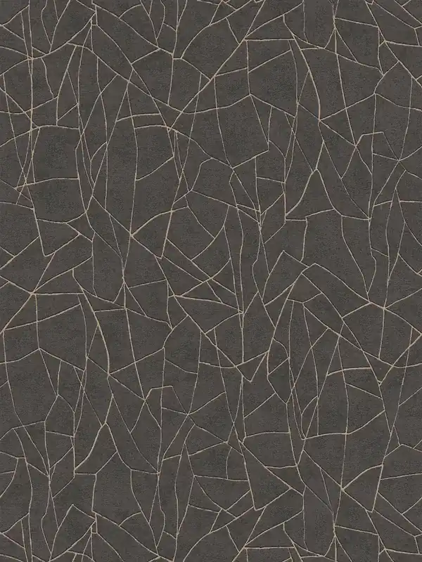 Tapeta 39934-4 A.S. Creation French Affair tapeta 3d na flizelinie z graficznym motywem natury i złotymi akcentami – czarna, metaliczna Nowość
