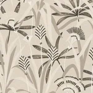 Tylko dziś Tapeta 39936-1 A.S. Creation French Affair tapeta na flizelinie z motywem kwiatowym w stylu retro – czerń, biel, szarość