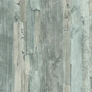 Tylko do końca tygodnia Tapeta 95405-5 AS AS Creation tapeta na flizelinie beach wood wygląd drewna w stylu shabby chic – green