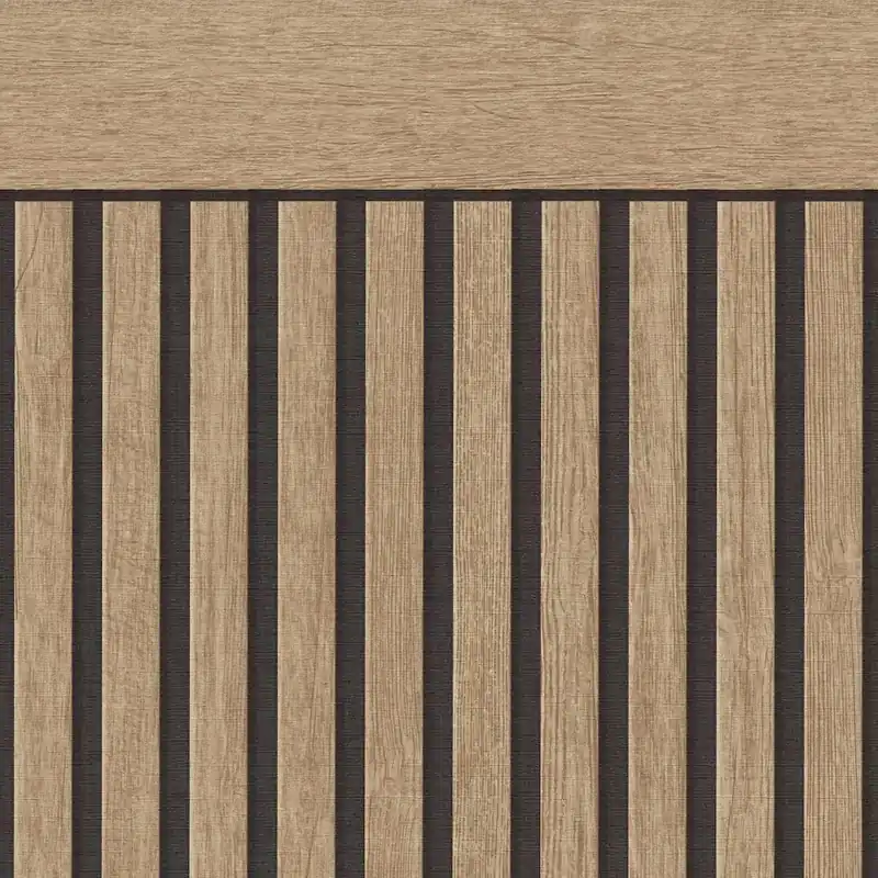 Zamów teraz Tapeta panel lamperia 39744-4 A.S. Creation Wallpanel panel ścienny na flizelinie z realistycznym wzorem lameli – beżowy, brązowy