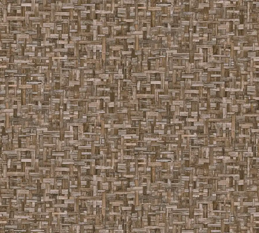 Tapeta 37706-1 Jungle Chic AS Creation drewnopodobna brązowa z mozaikowym wzorem - brązowa Wybór klientów