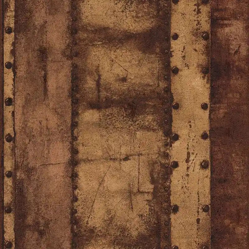 Tapeta 37743-3 Industrial AS Creation metal w stylu rustykalnym - brąz, pomarańcz Zamów teraz