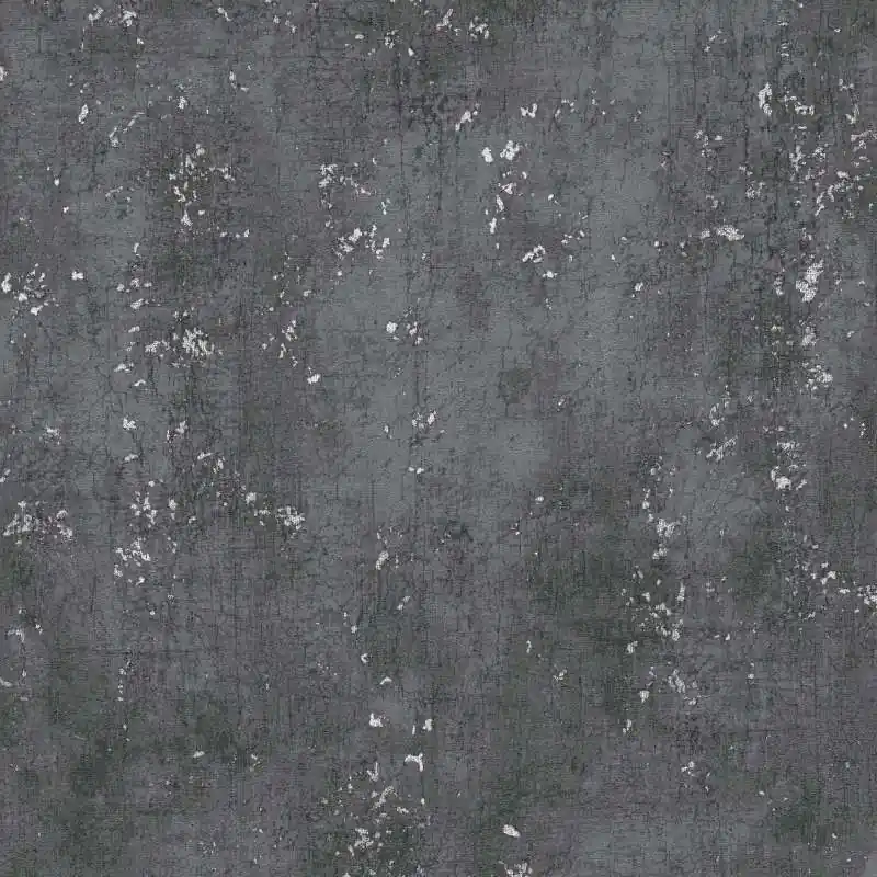 Szybka wysyłka Tapeta 37840-4 Titanium 3 AS Creation antracytowa z motywem tynku ze srebrnym spękaniem - szarość, metaliczny, czerń