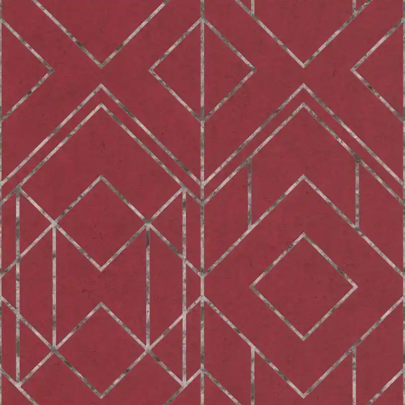 Tapeta 37869-2 Metropolitan Stories 2 AS Creation w nowoczesnym stylu graficznym ze złotym akcentem - metaliczny, czerwień, czerń Nie przegap