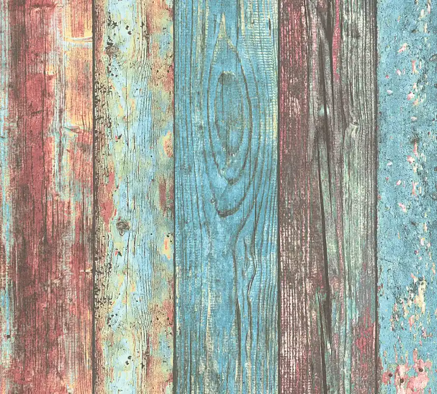 Sprawdź teraz Tapeta panel 36851-1 Pop.up Panel 3D AS Creation tapeta shabby chic drewno w kolorze – kolorowa