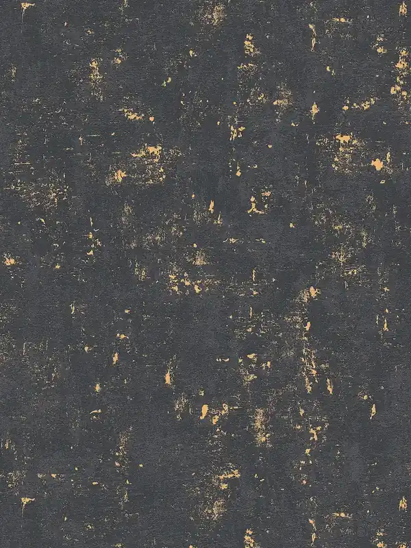 Ograniczona ilość Tapeta 23078-2 Trendwall AS Creation tapeta z efektem zużycia i metalicznym efektem – czerń, złoto