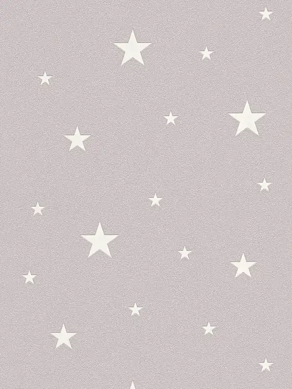 Tapeta 32440-2 IL DECORO AS Creation do pokoju dziecięcego ze świecącymi gwiazdkami w nocy - taupe Niska cena