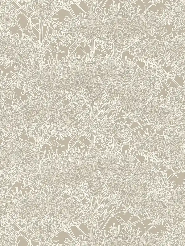 Bezpieczna płatność Tapeta 36972-4 Absolutly Chic AS Creation śródziemnomorska w piaskowym kolorze z kwiatowym wzorem - szarość, srebro, beż