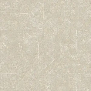Zniżka Tapeta 36974-6 Absolutly Chic AS Creation beżowa wzorzysta ze srebrnymi akcentami - szarość, beż, srebro