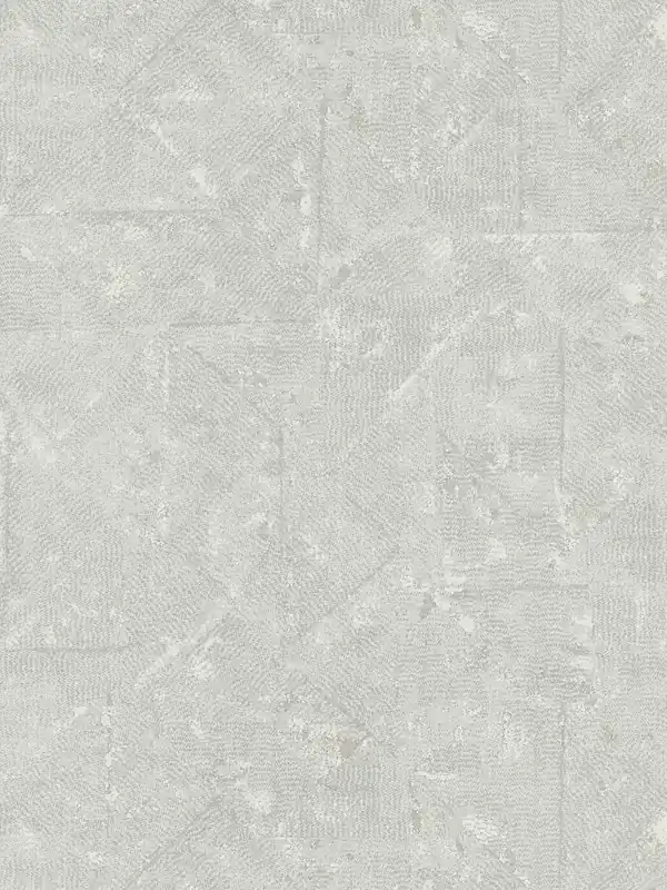 Ostatnie sztuki Tapeta 36974-7 Absolutly Chic AS Creation jednolita w kolorze jasnoszarym z asymetrycznymi detalami - szarość, srebro