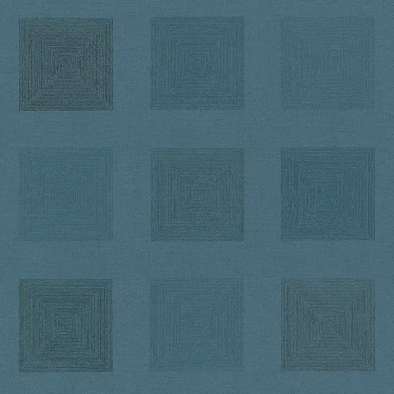 Tapeta 37172-1 Ethnic Origin AS Creation afrykański wzór graficzny tapety z efektem metalicznym - niebieski Łatwy zwrot
