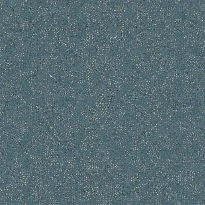 Tapeta 37176-2 Ethnic Origin AS Creation w afrykański wzór w kropki – niebieski, złoty Ograniczona ilość