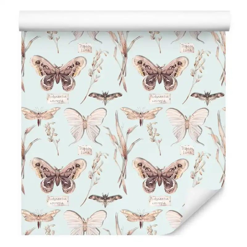 Tapeta Do Jadalni Motyle, Kwiaty, Rośliny, Natura Wyjątkowa oferta