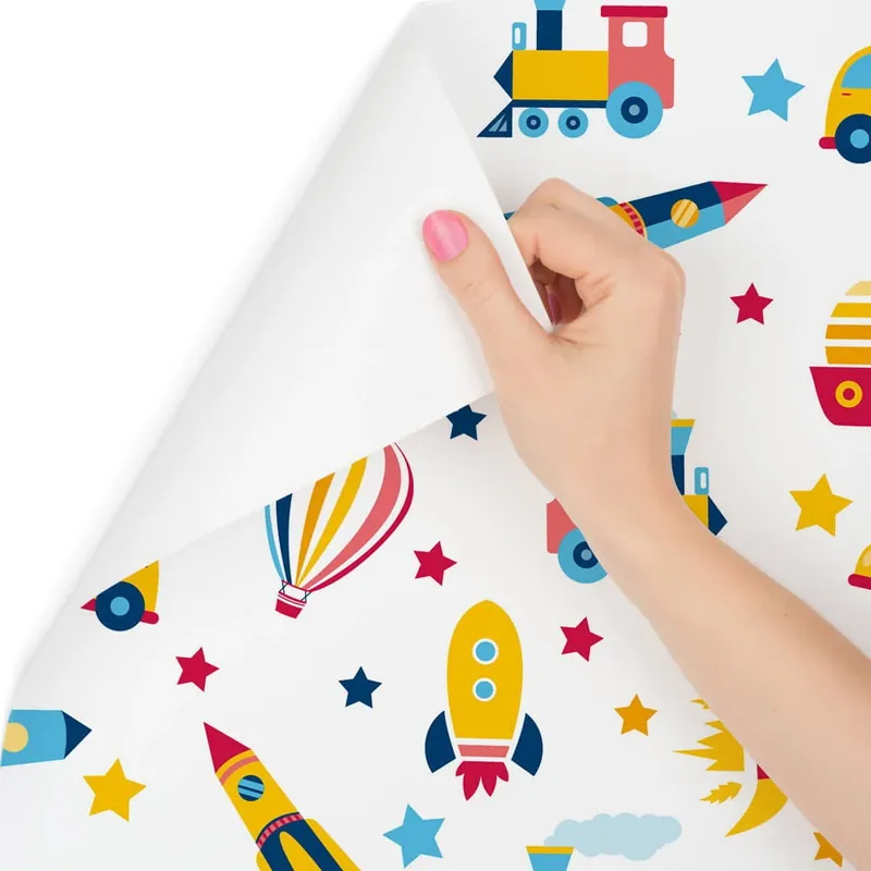 Tapeta Do Pokoju Dziecka Balony, Auta, Helikoptery Bezpieczne zakupy