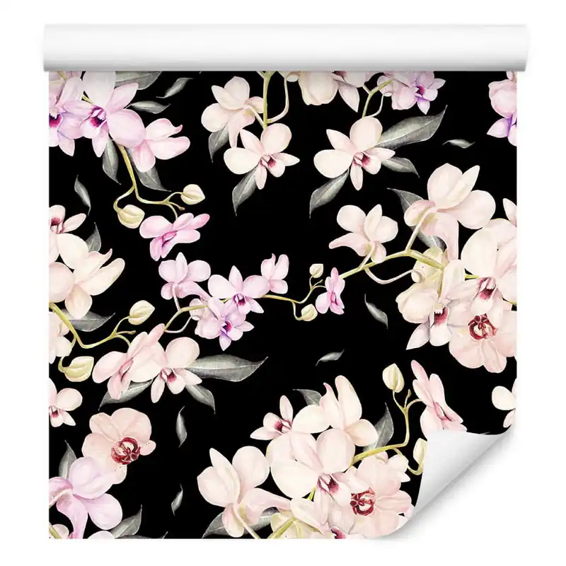 Premium Tapeta Do Salonu Kwiaty Storczyki Natura Przyroda