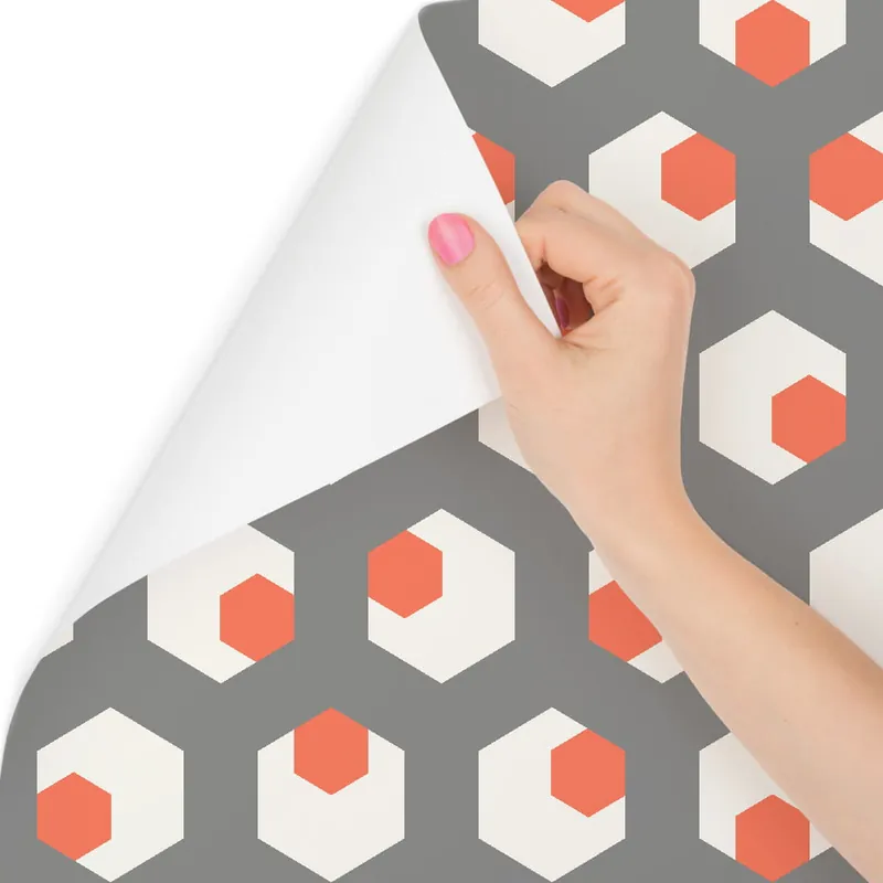 Rabat Tapeta Figury Geometryczne W Stylu Retro