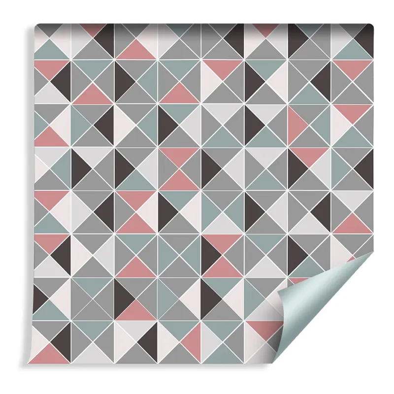 Dodaj do koszyka Tapeta Geometryczna - Kolorowe Romby