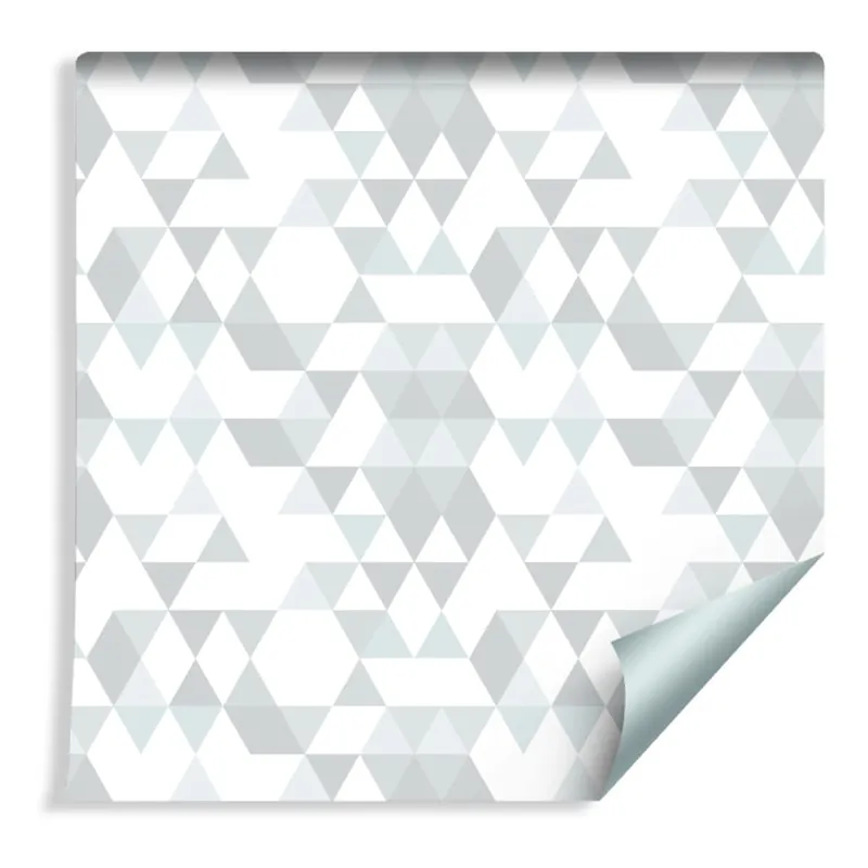 Tapeta Geometryczna - Kolorowe Trójkąty Nowość